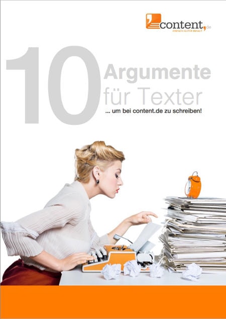 content.de: 10 Argumente für Texter