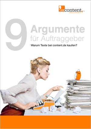 9 Argumente für Auftraggeber