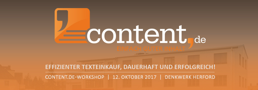 Auftraggeber Workshop content.de