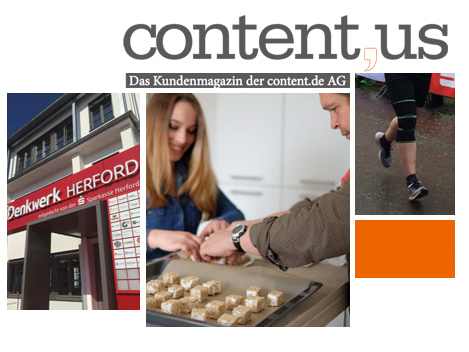 Die erste Ausgabe des content.de-Kundenmagazins 