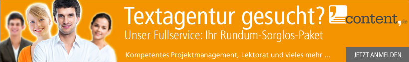 Textagentur gesucht