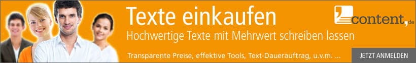 Über Texter-Plattform Texte einkaufen 